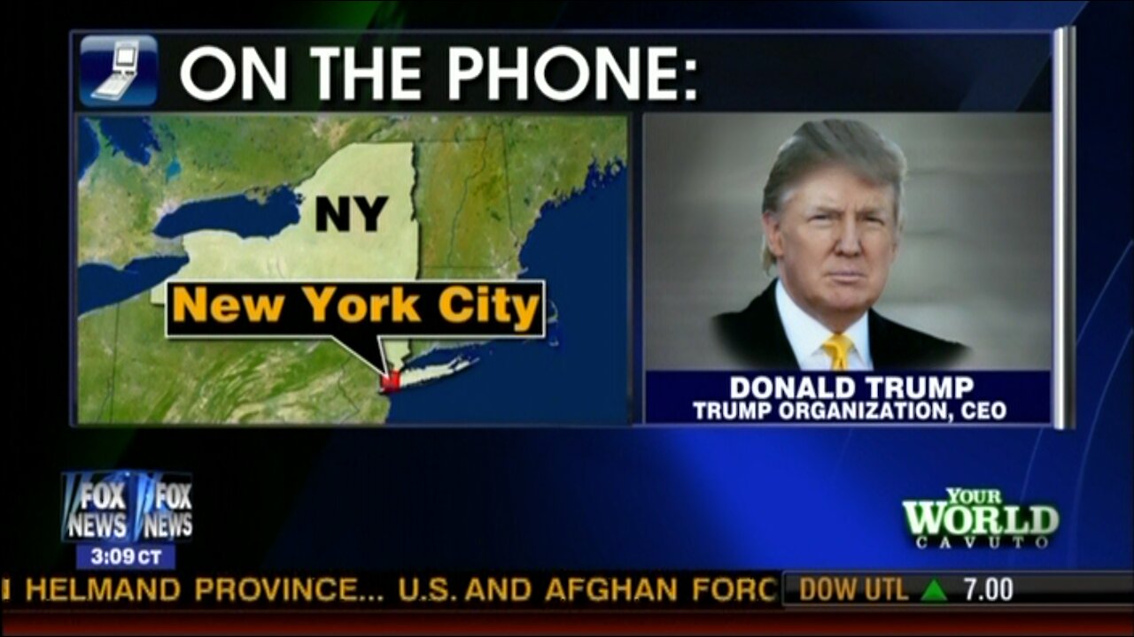 CLIMATEGATE Trump Calls Into Cavuto Show on FOX