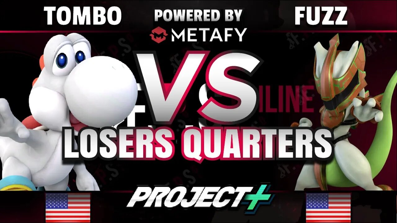 FPS4 Online - Tombo (Yoshi) vs. GS | Fuzz (Mewtwo) - Project+ Losers Quarters