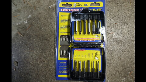 Review of the Harbor Freight Drill Master Screw Remover Set