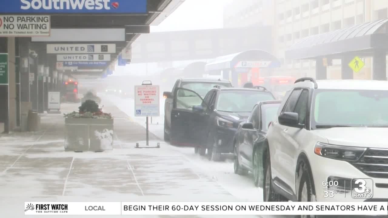 Why didn't the City of Omaha plow its residential streets on Saturday?