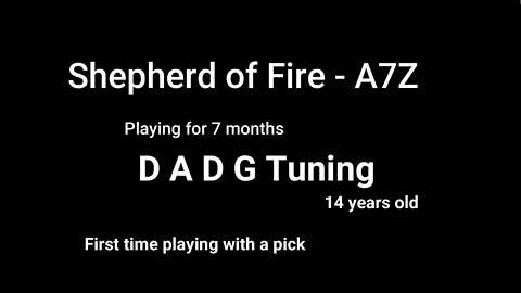 Shepherd of Fire - A7Z - Bass Cover with tabs