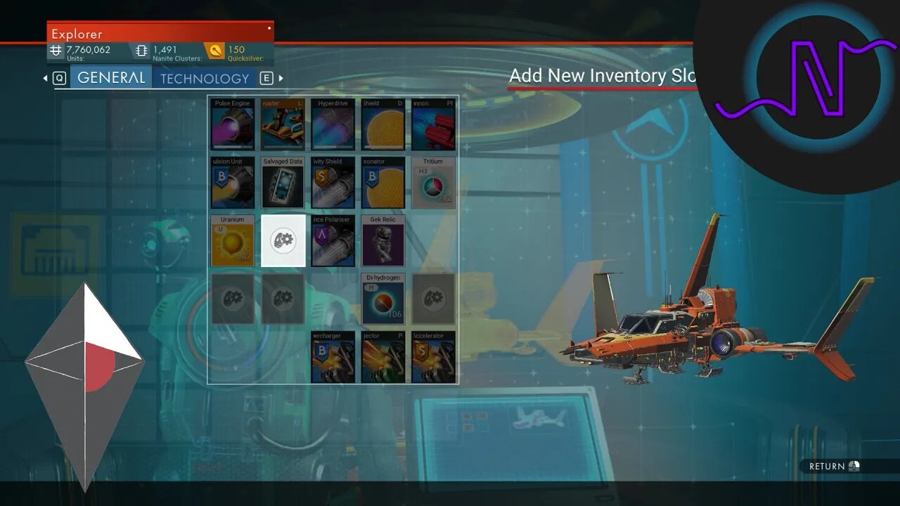 Obtaining A Starship STORAGE AUGMENTATION MODULE - No Man's Sky Synthesis - E39