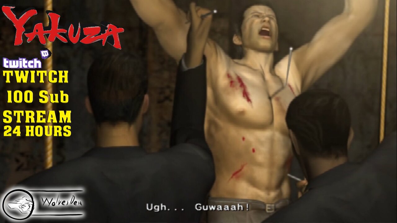 (PS2) Yakuza - 07 - YT 100 sub goal! - (24h stream) - 1pm-2pm