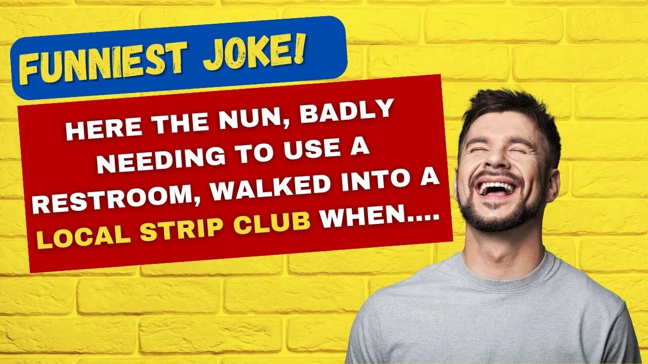 FUNNIEST JOKE 🤣 She walked into a strip club to use the bathroom when.... #jokes #funnyjokes