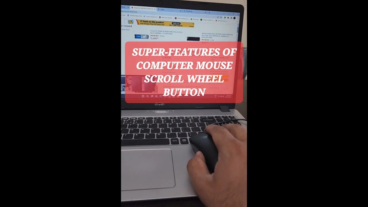 Super features of computer mouse scroll wheel button #shorts #youtubeshorts