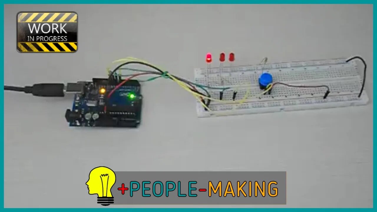 100 Progetti con Arduino Uno - 004 Led con pulsante selezione