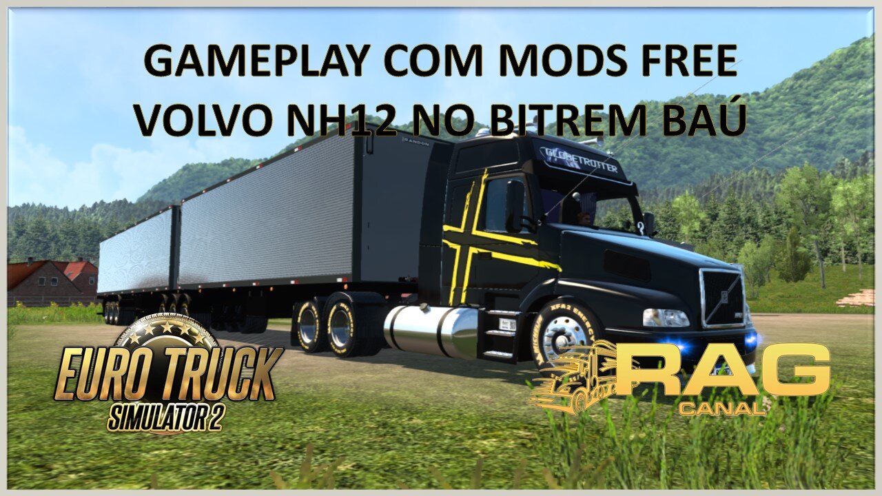 Gameplay com Mods Free: Volvo NH12 no Bitrem Baú