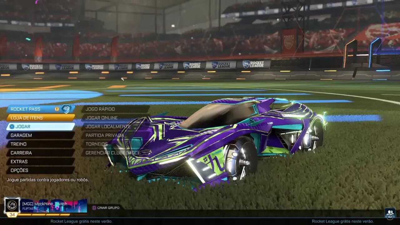 Como ser um noob profissional no Rocketão