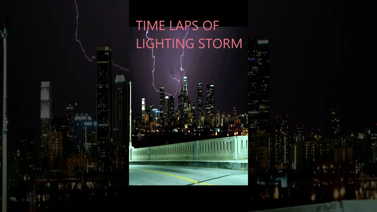 LIGHTING STORM AT NIGHT