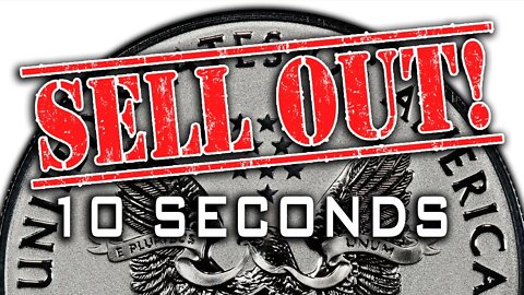 Fastest Sellout In US Mint History! Gone In 10 Seconds!