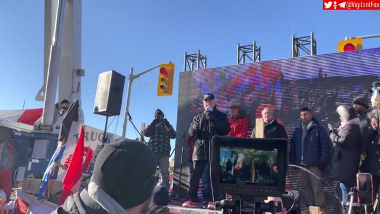 Canada | Dr. Roger Hodkinson Gave an Impassioned Speech to the Freedom Convoy