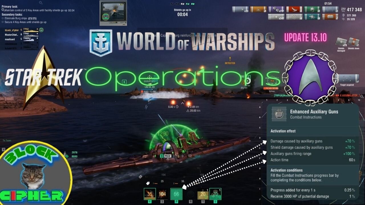 Borg Invasion Operation / T'PAU / Spock | World of Warships