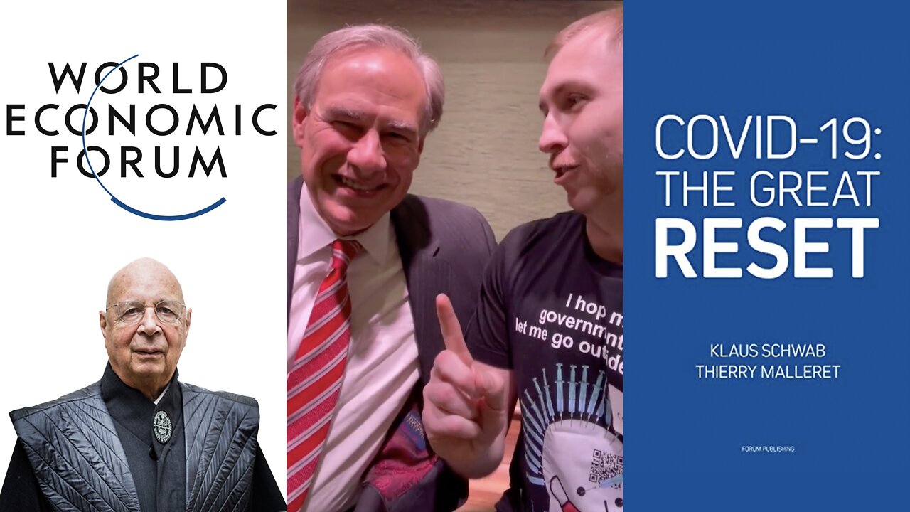 Greg Abbott Refuses to Denounce Klaus Schwab and the World Economic Forum