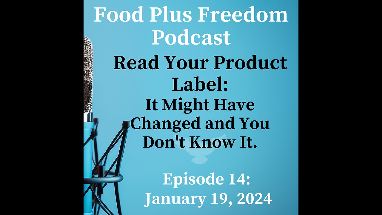 Episode 14: Read Your Product Labels