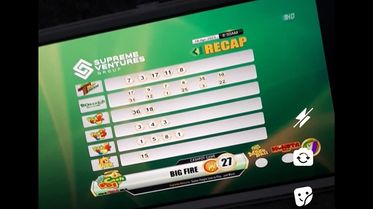 Supreme Ventures Cash Pot Result Today 08:30 AM draw for 16 April 2023 how to play #shortsvideo