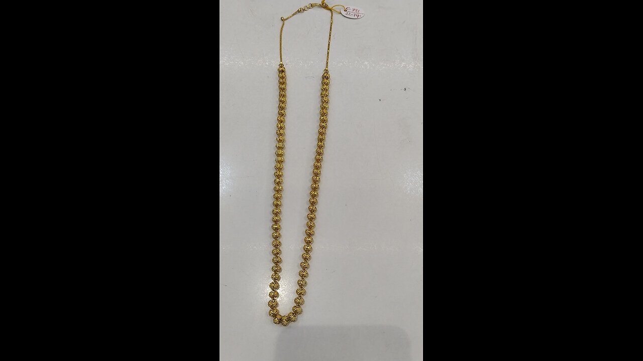 gold heavy with mani chain design #