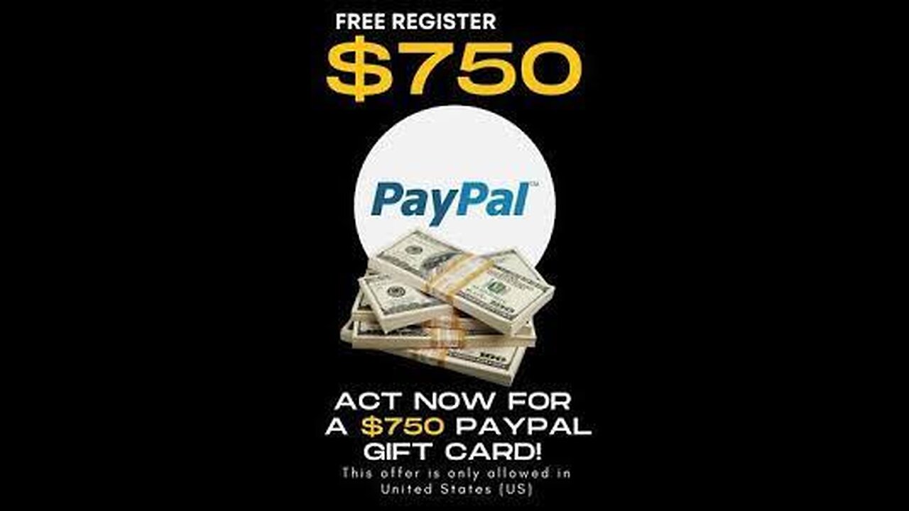 Grab a $750 PayPal Gift Card Now!