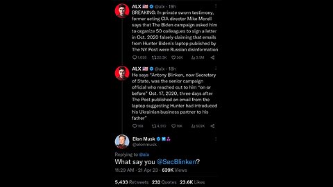 'BOLD-FACED': Blinken accused of lying under oath to protect Hunter Biden