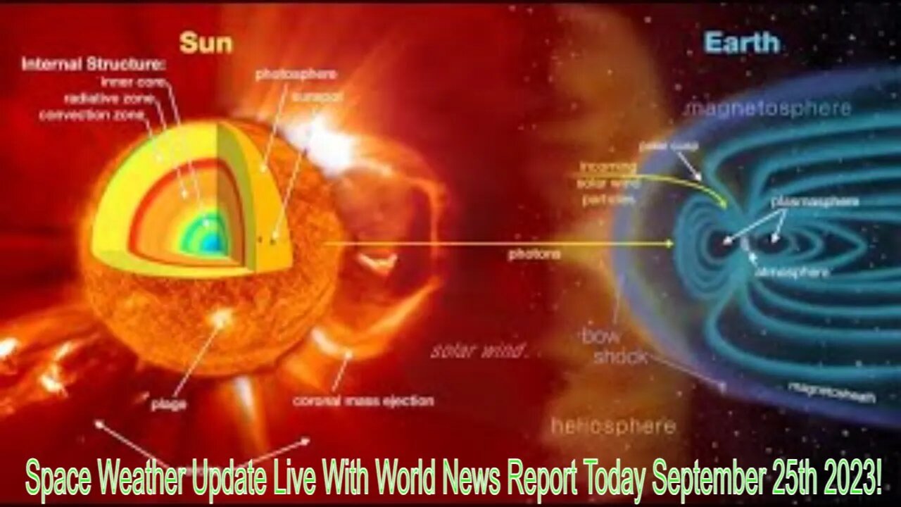 Space Weather Update Live With World News Report Today September 25th 2023!