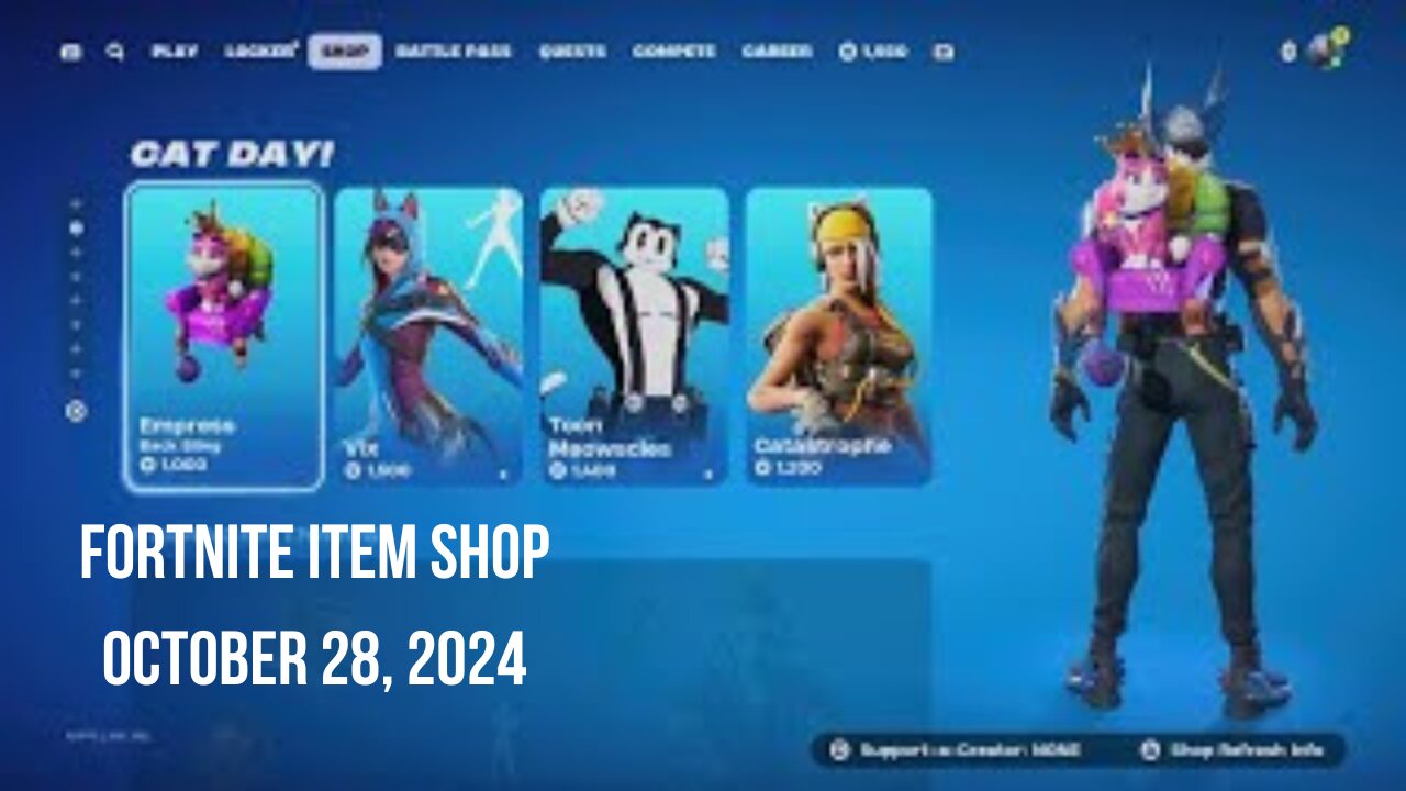 Fortnite Item Shop|October 28, 2024