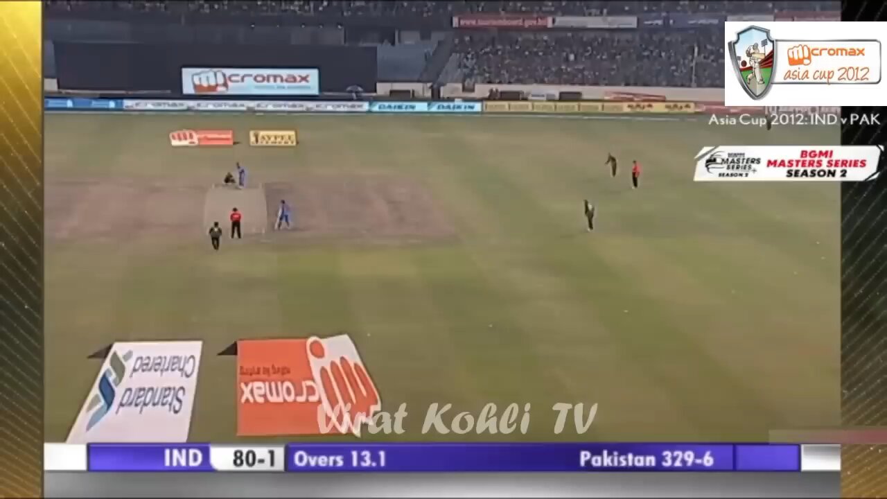 Virat kohli 183(148) against Pakistan 5th ODI Asia Cup 2012 MirPur Ball by ball Highlight| #Cricket