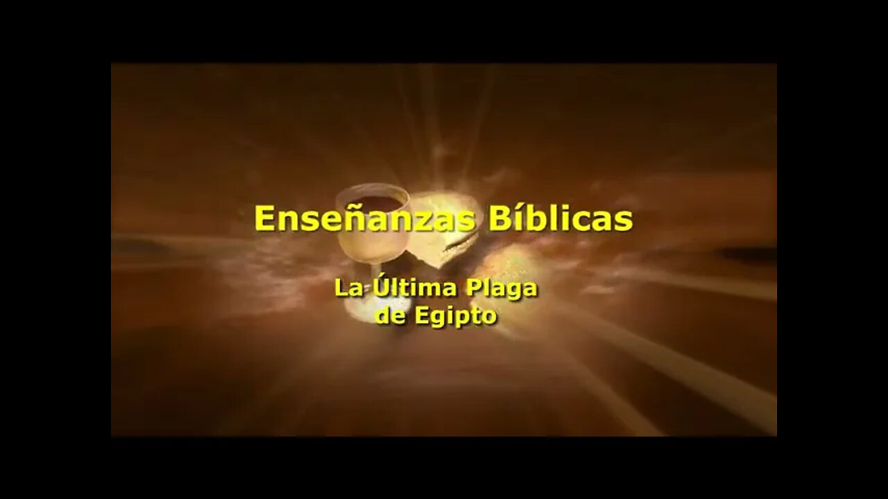 Enseñanzas Bíblicas: La última plaga de Egipto - EDGAR CRUZ MINISTRIES