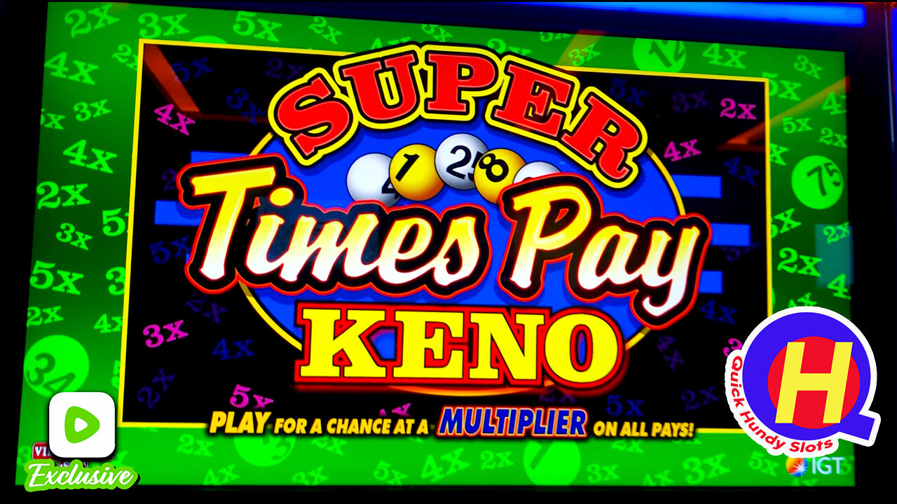 Rumble Exclusive! Super Times Pay KENO! QHS Free Play May: Day 17