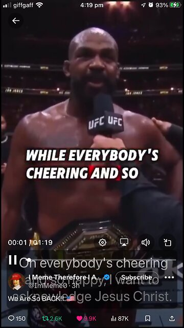 Trump ; UFS Champion