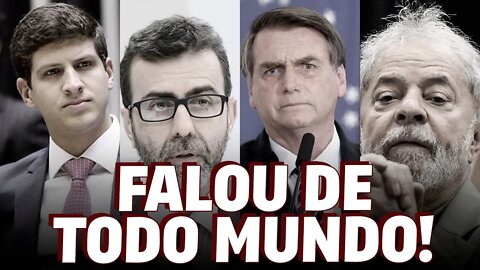 Lula, Bolsonaro, Freixo e João Campos