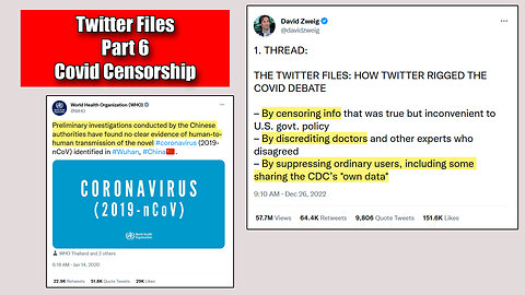 Twitter Files Part 6 Covid Censorship Discrediting and Undermining