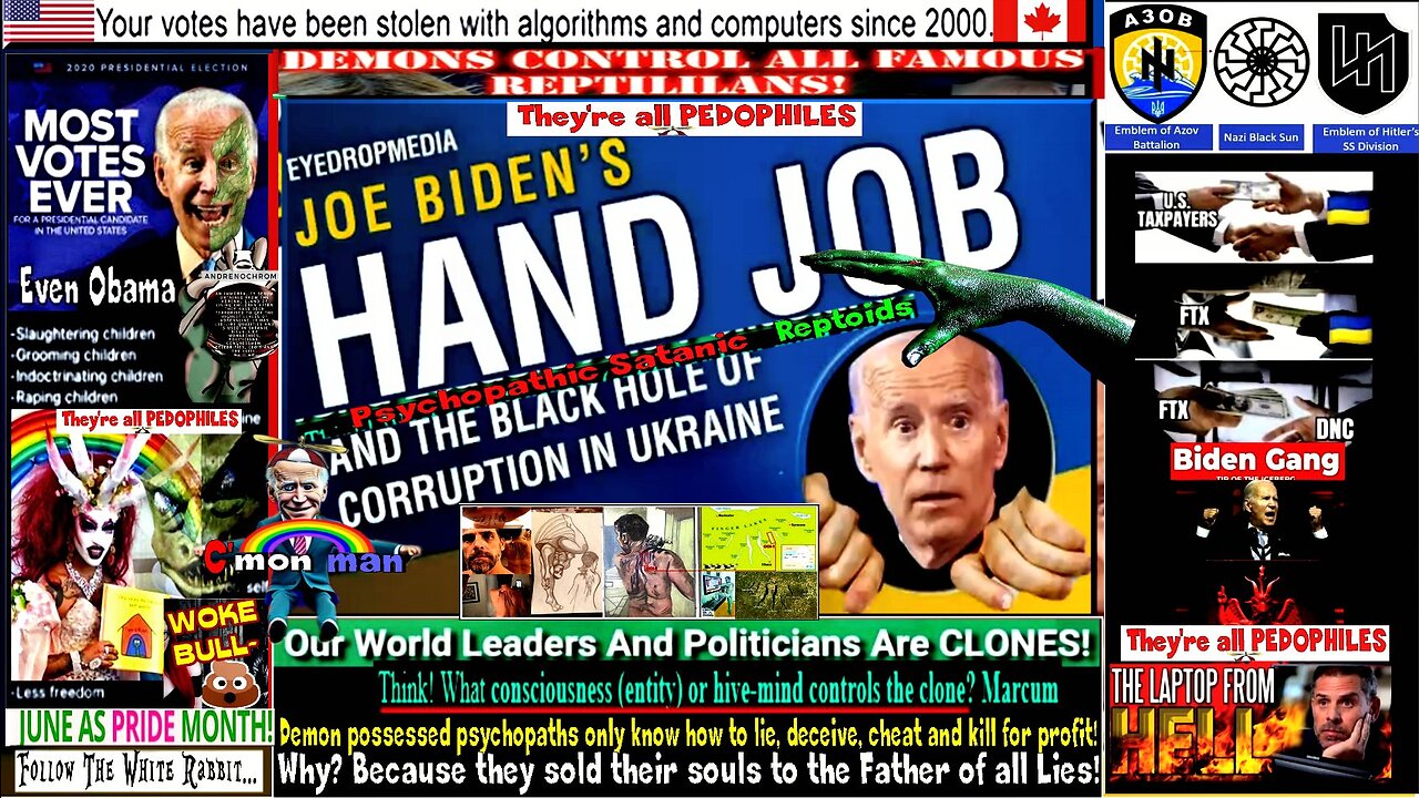 Biden's Hand Job (Related info and links in description)