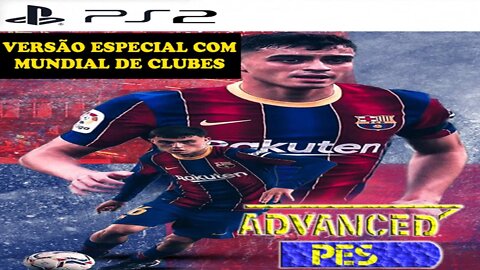 PES 2022 PS2 MUNDIAL DE CLUBES EXCLUSIVO EDITOR LETO