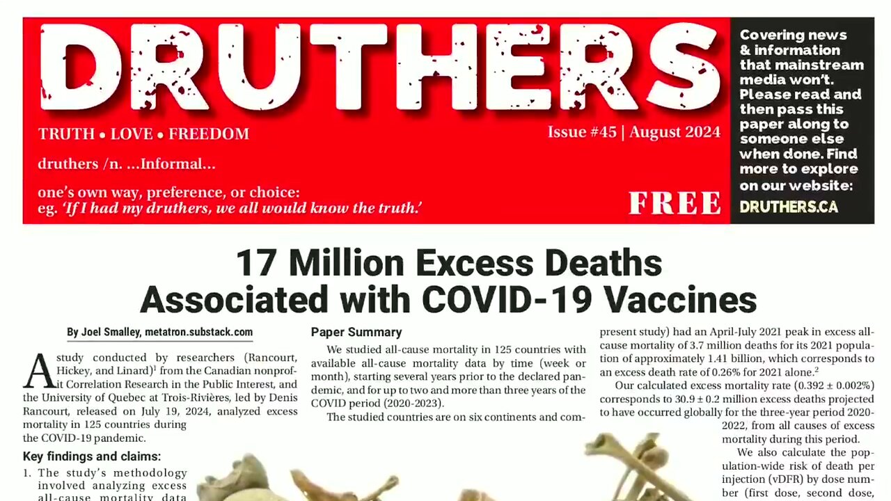 Druthers - Aug 2024 - 17 Million Dead - 🎵 Phil Collins - In the Air Tonight 🎵