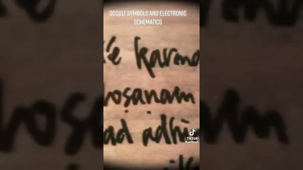 Occult Symbols And Electronic Schematics