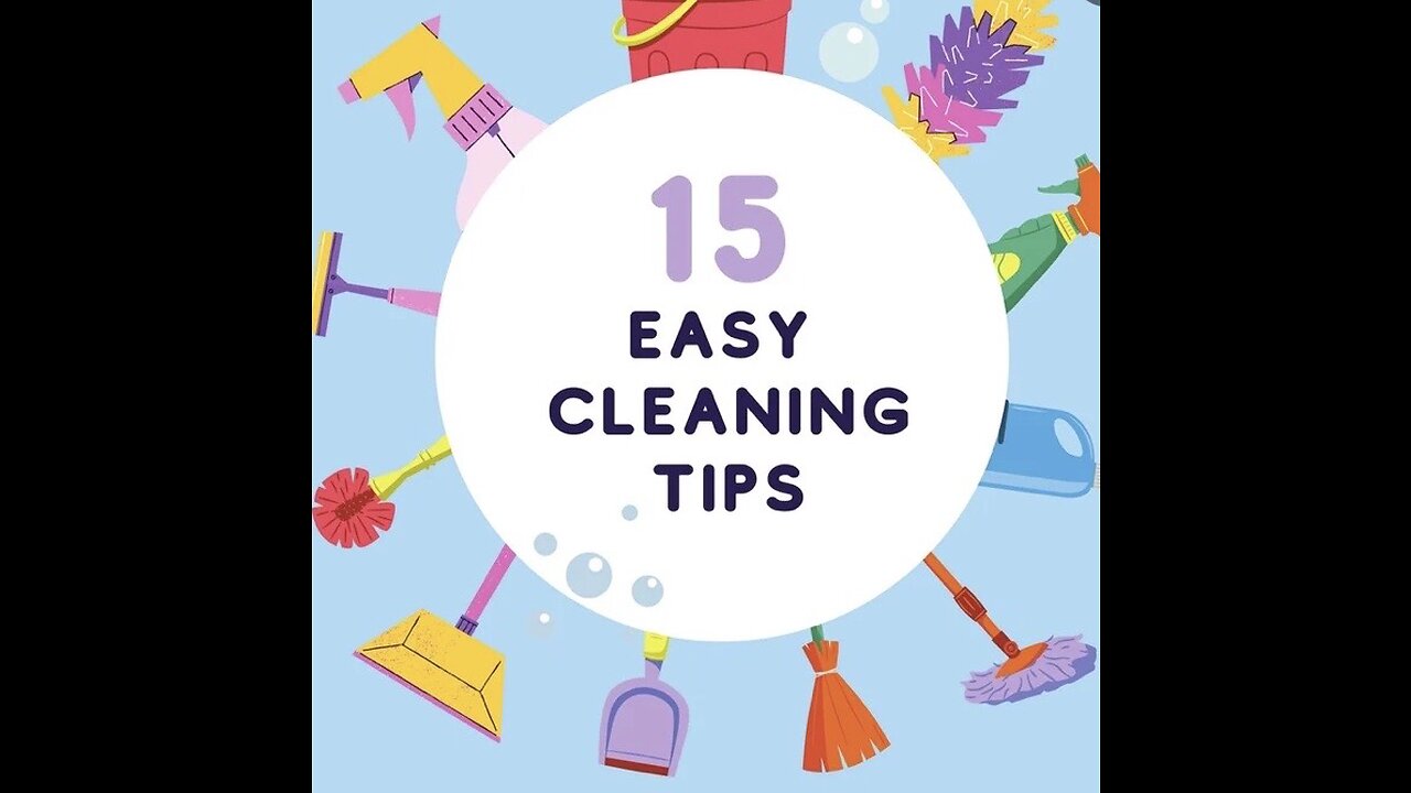 Easy cleaning tips