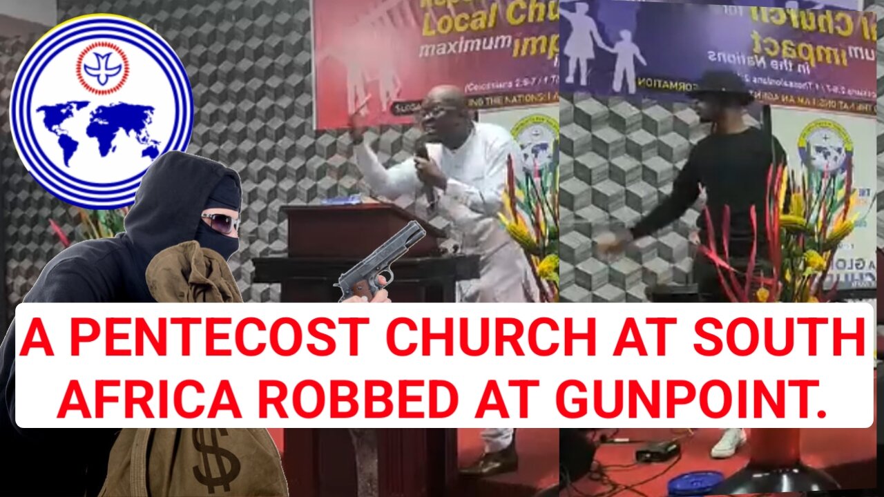 PENTECOST GHANA, SOUTH AFRICA BRANCH ROBBERY AS CAPTURED.