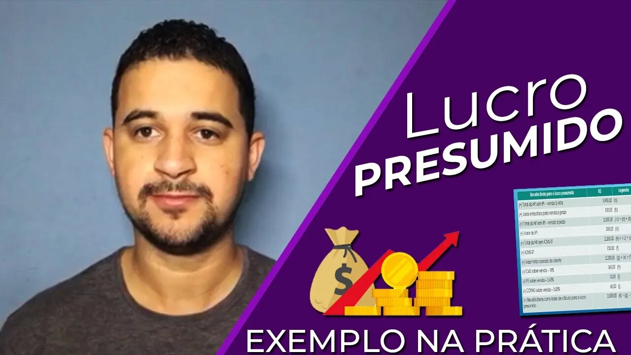 LUCRO PRESUMIDO - Exemplo Na Prática