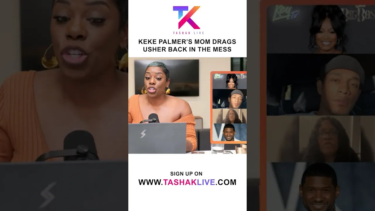 Keke Palmer’s Mom, Sharon, Drags Usher Back Into Her Family's Mess