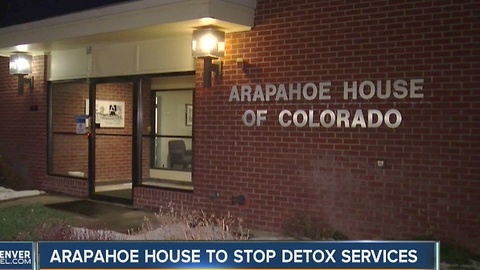Arapahoe House of Colorado to end detox services