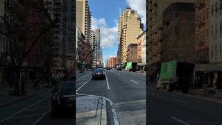 East 89th Street and 2nd Avenue in New York City 2021.