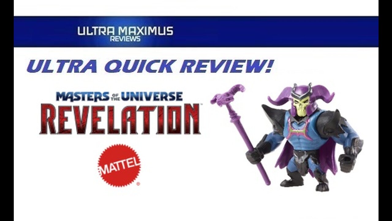 💥 Ultra Quick Review | Skelegod | Eternia Minis | MOTU Revelation