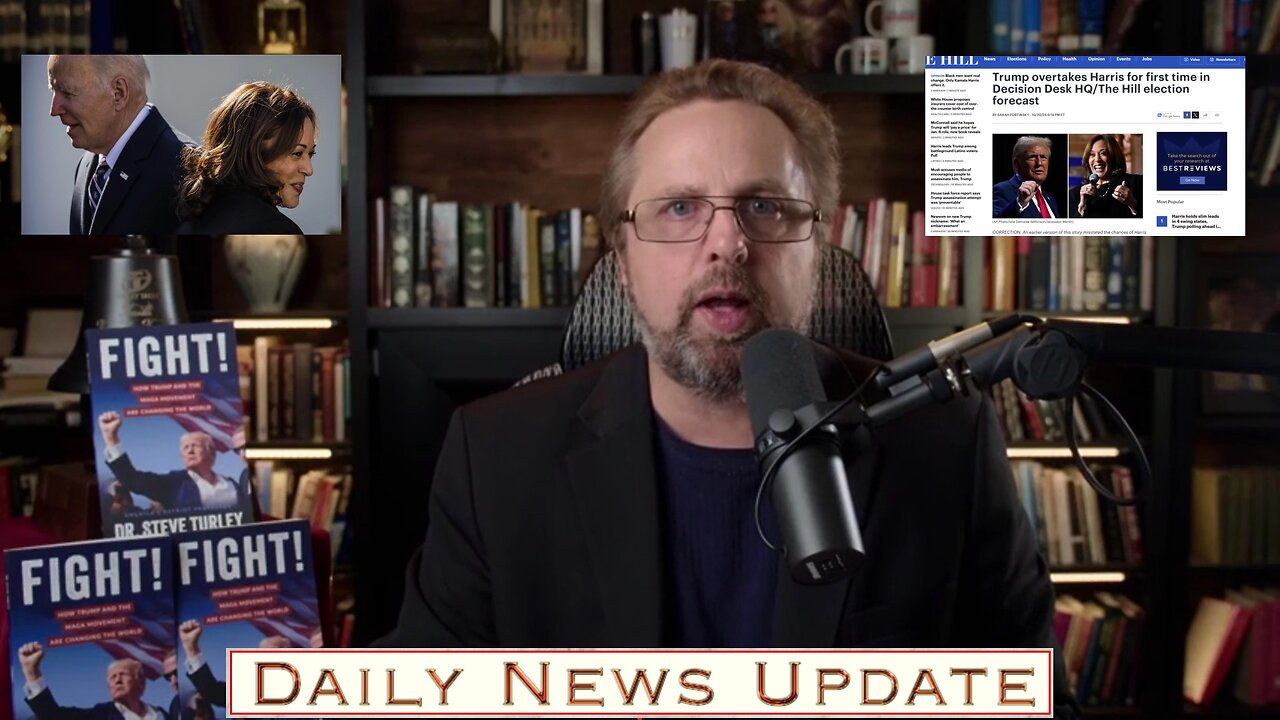 x175b: Dr Steve Turley - PANICKED Media Admits Kamala Harris Is COLLAPSING!!!