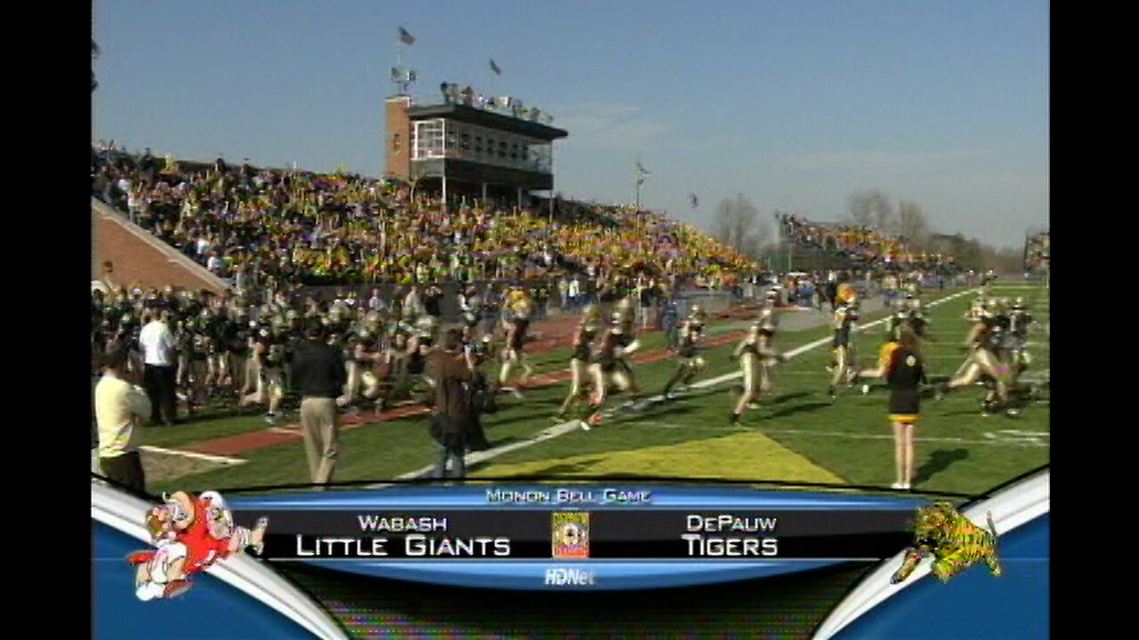 November 14, 2009 - 'Monon Bell Memory' : DePauw vs. Wabash (Botched Snap Turns the Tide)