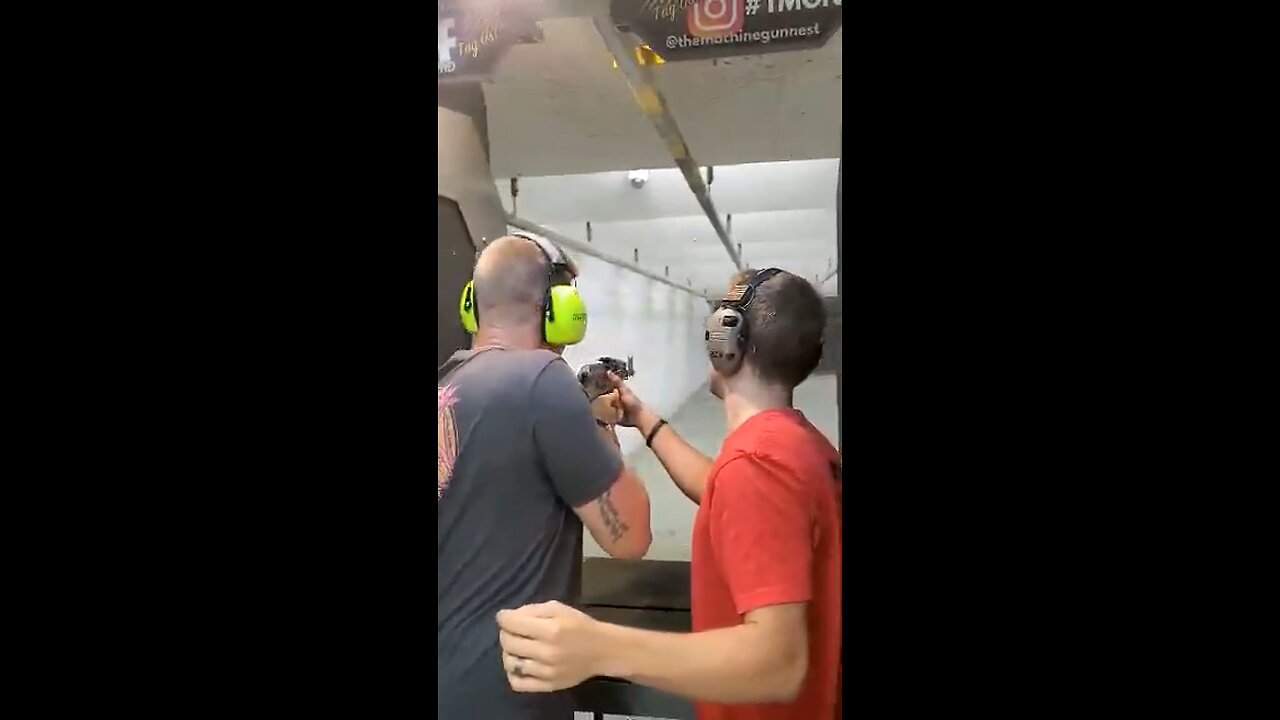 Shooting full auto AK-47