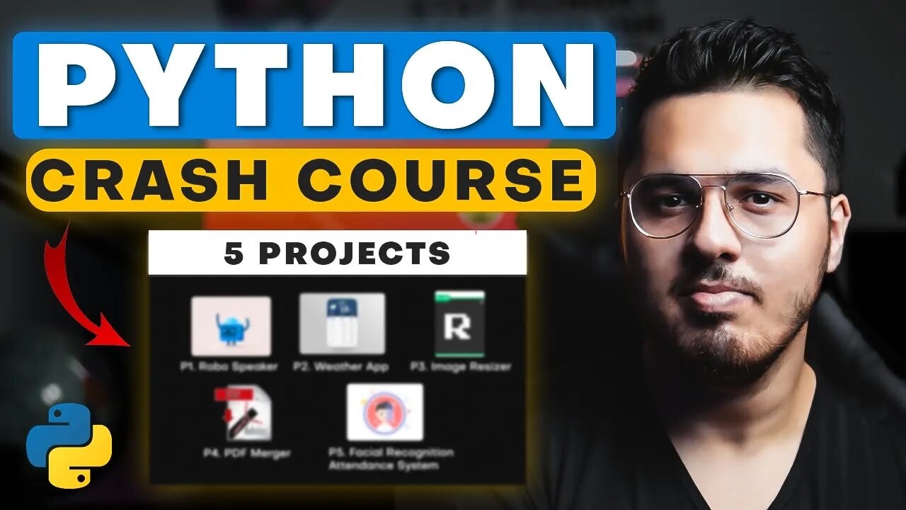 Python crash course By Code with harry