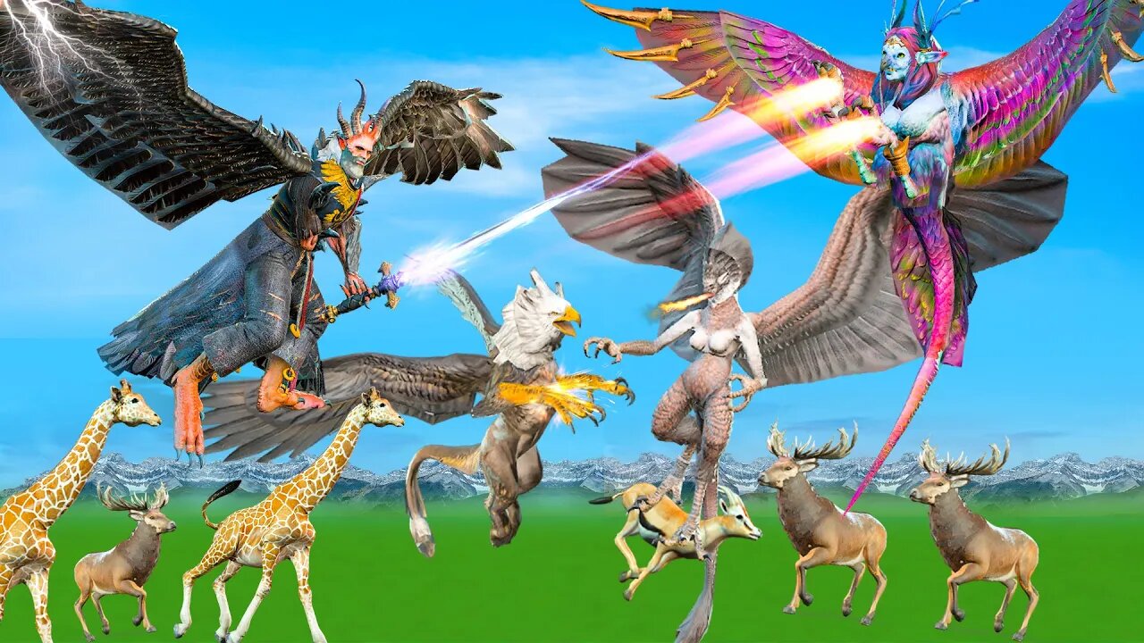 विशाल जादुई ईगल और पक्षी राजा की लड़ी Monster Eagle Vs Magical Eagle king Hindi Animal Moral Story