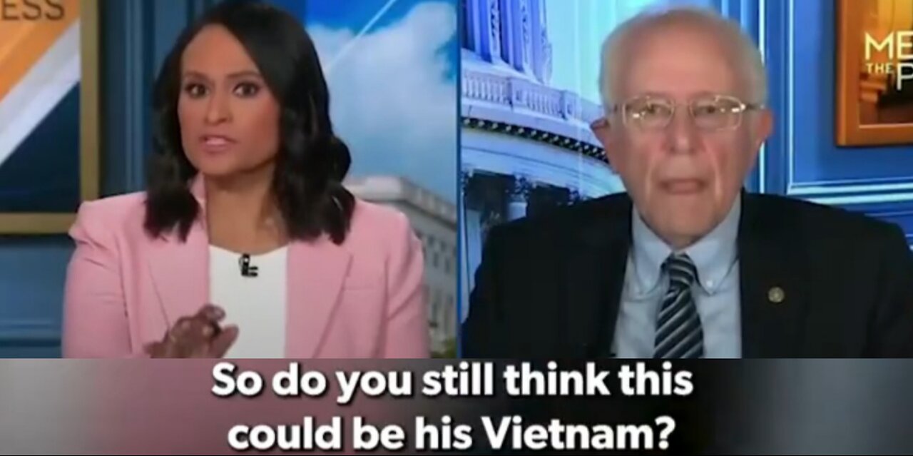 Bernie Sanders Fails To Repeat His Statement On NBC That Gaza Is Biden's Vietnam Moment