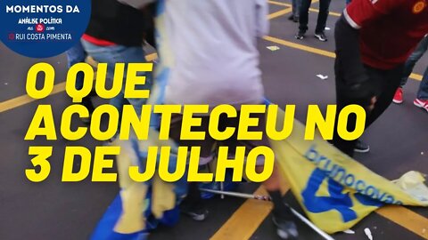 O enfrentamento entre manifestantes de esquerda e o PSDB no ato de 3 de julho | Momentos