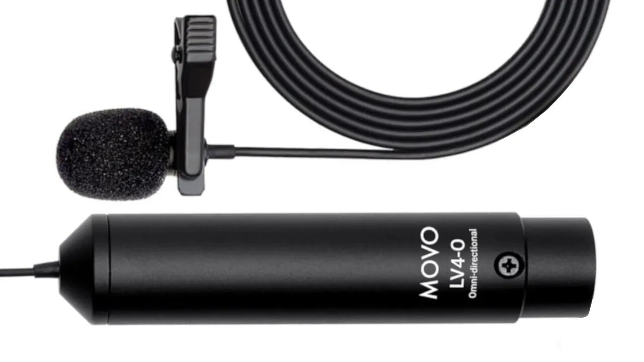 Quality, Affordable XLR Lavalier Mic! MOVO LV4-O