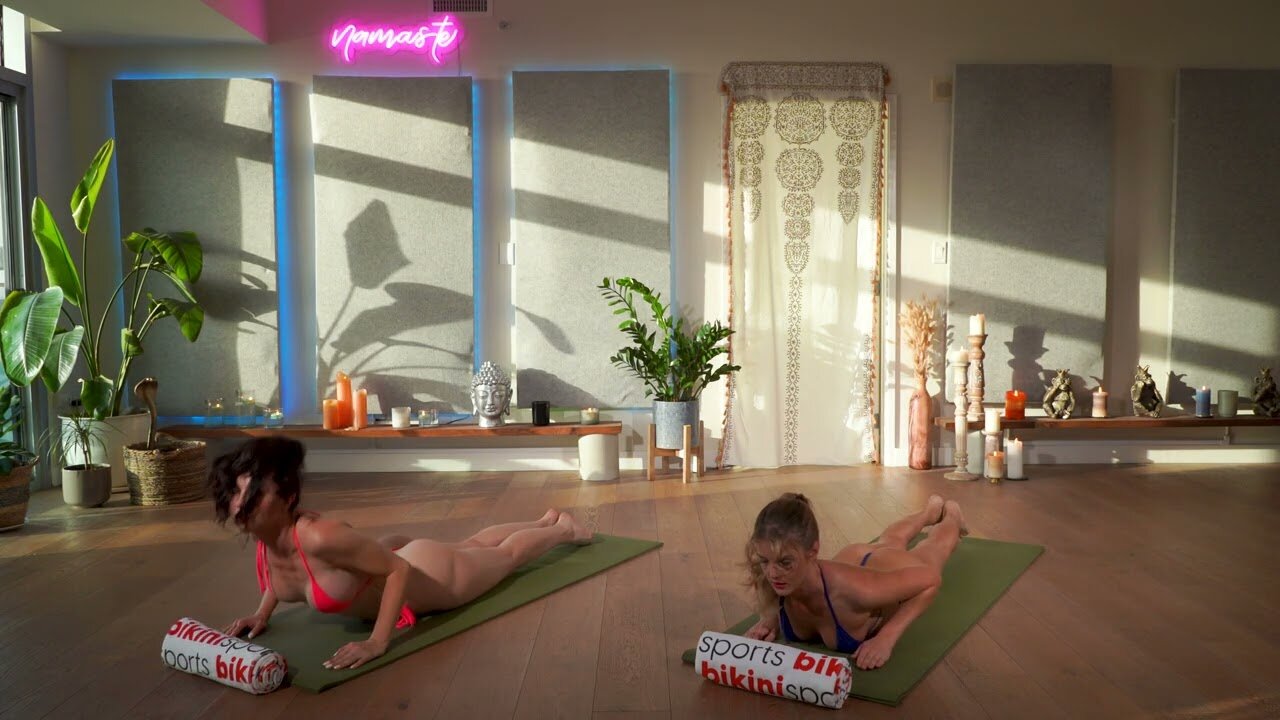 Come stretch in the yoga studio together with